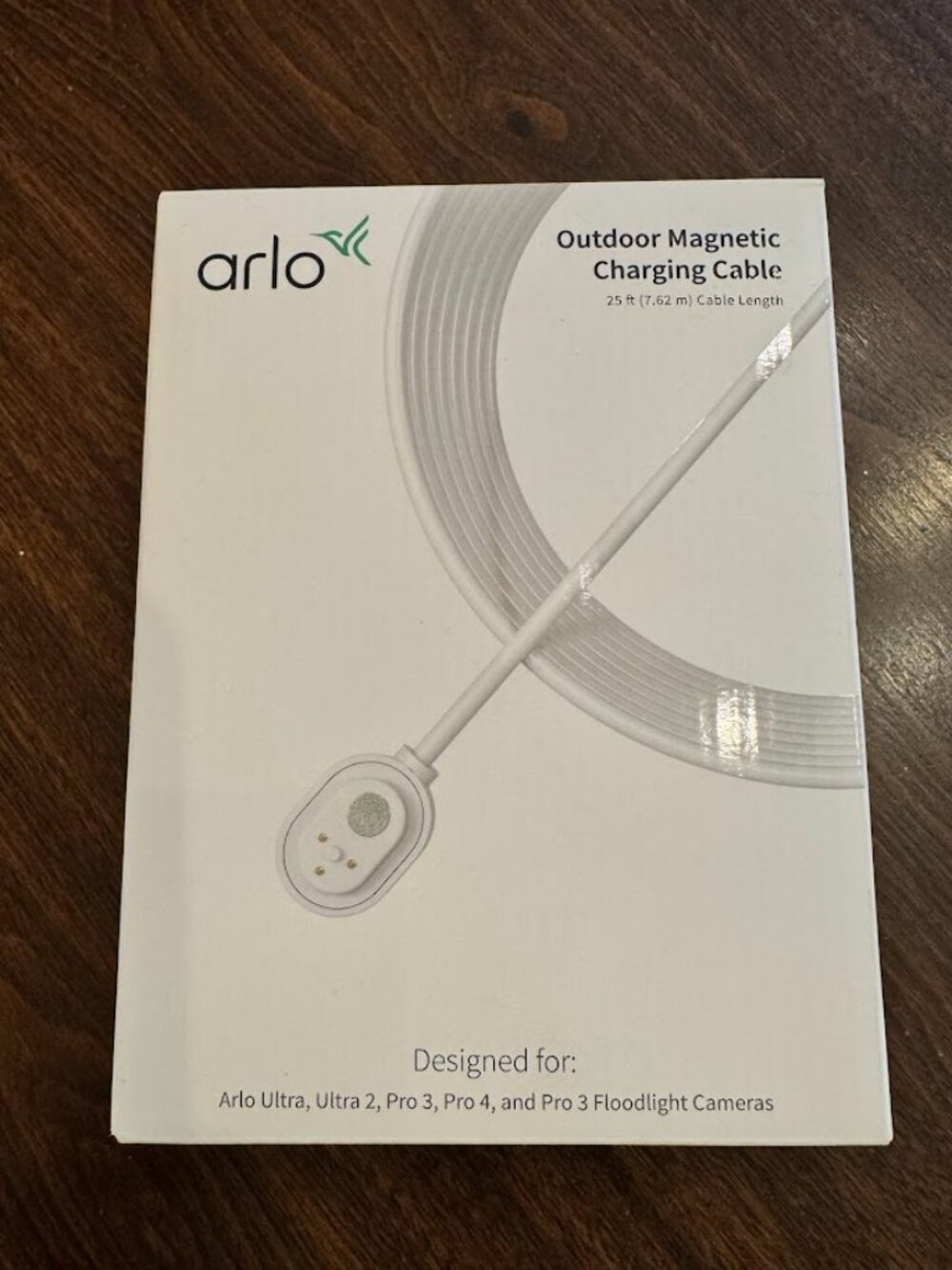 Arlo VMA5600C Outdoor Magnetic Charging Cable 25 Foot NEW Sealed